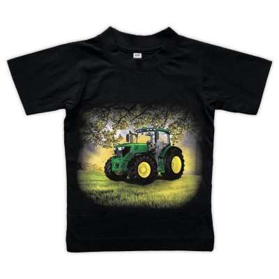 T-shirt Grön Traktor på åker